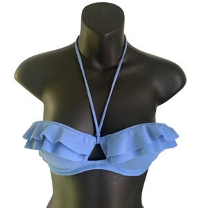 Victoria's Secret Cutout Ruffle  Bikini Top